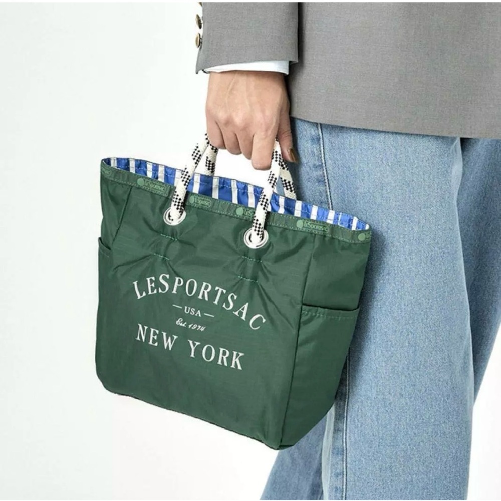LeSportsac Green Tote Bag